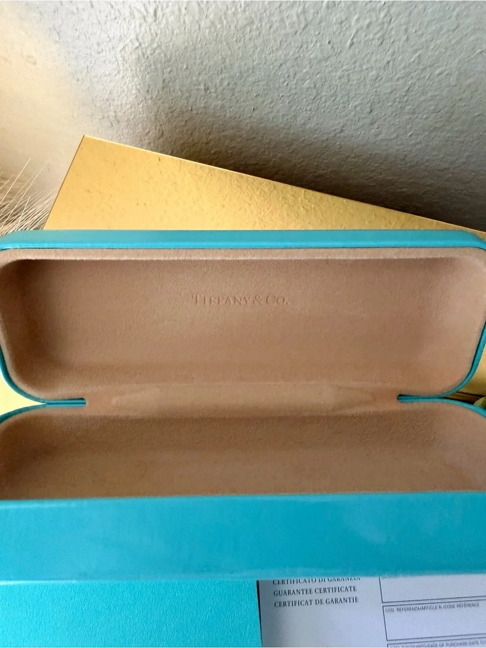 Tiffany & Co TF2051-B 8055 Eyeglass Frames 51-16 135 Blue Butterfly w/ Case